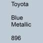 Preview: Toyota, Blue Metallic, 896.